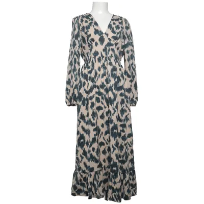 Robe longue (Beige, Bleu) de Lilie Rose Polyester