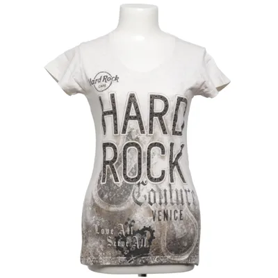 T-shirt (Beige, Svart) från Hard Rock Couture Bomull, Polyester