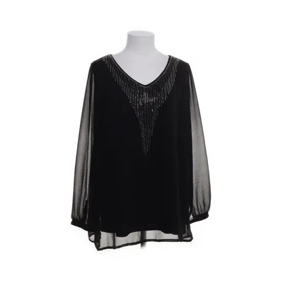 Blouse (Black, Silver) from Isolde Polyester