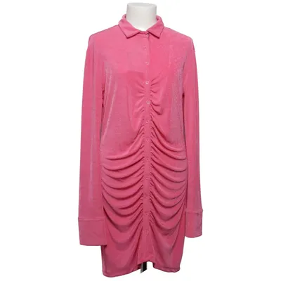 Skjortekjole (Pink) fra Gina Tricot Elastan, Polyester