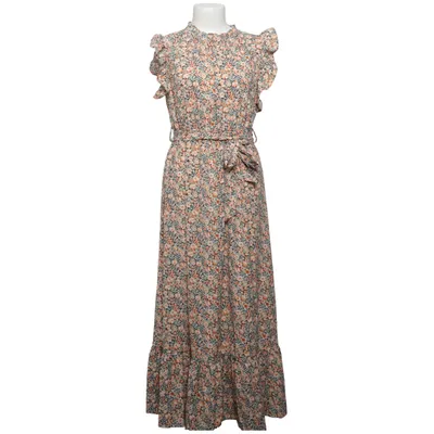 Långklänning (Vit, Flerfärgad) från Shein Elastan, Polyester