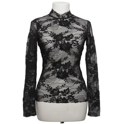 Top (Zwart) van Nicki Minaj x H&M Elastaan, Polyamide