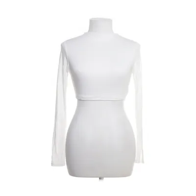 Crop top (Hvid) fra Naked Wardrobe