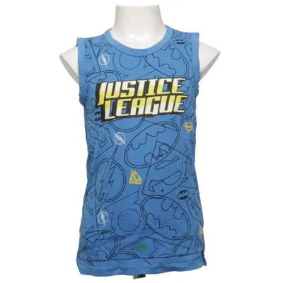Tanktop  (Blå) fra Justice League Bomuld