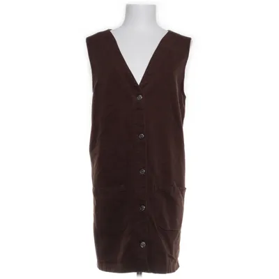 Hängselklänning (Brun) från Miss Selfridge Bomull