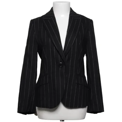 Kavaj (Svart, Vit) från SAND Basic Polyester, Viskos, Ull