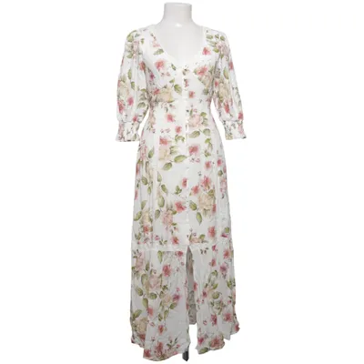Maxikjole (Hvid, Flerfarvet) fra Dobber Bomuld, Viscose