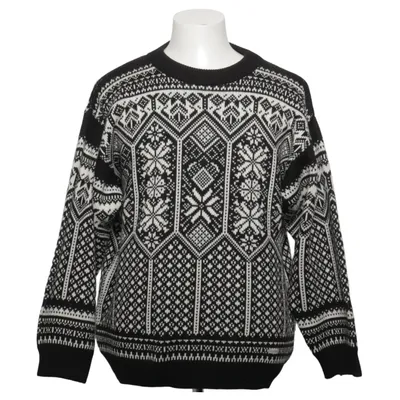 Strickpullover (Schwarz, Weiß) von Eisbär Acryl, Merinowolle