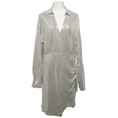 Cocktail dress (Silver) from Gina Tricot Elastane, Metallic fiber, Polyamide