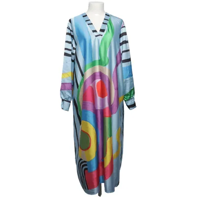 Kjole (Blå, Flerfarvet) fra Cat & Co Polyester