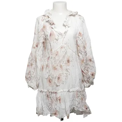 Klänning (Vit, Flerfärgad) från H&M Bomull, Viskos