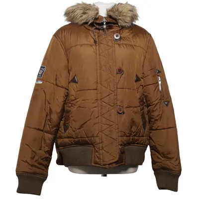 Winterjacke (Braun) von River Woods Kunstpelz, Polyamid, Polyester