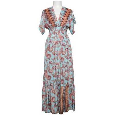 Maxi jurk (Blauw, Meerkleurig) van Addictive