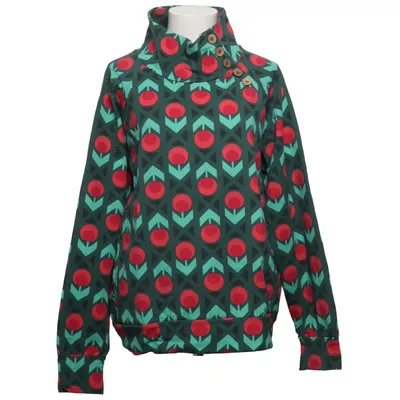 Hoodie (Green, Red) from Blutsgeschwister Cotton, Elastane