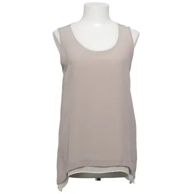 Top (Beige, Hvid) fra Gold Hawk Silke