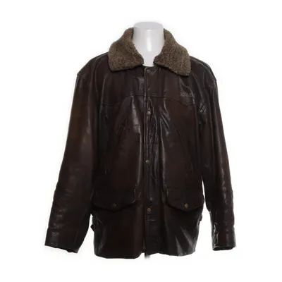 Leather jacket (Brown) from Jack & Jones