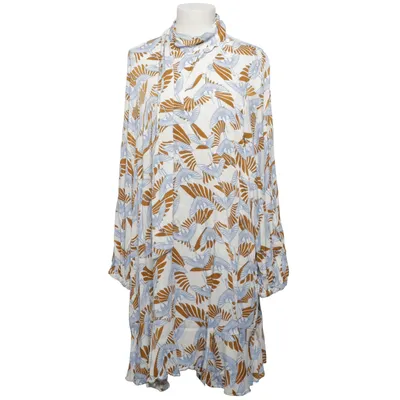 Dress (White, Blue, Brown) from Rodebjer Viscose