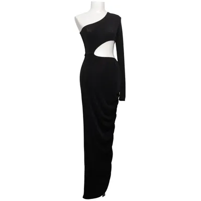 Maxi dress (Black) from PrettyLittleThing Elastane, Polyester