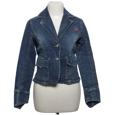 Spijkerjas (Blauw) van JLO by Jennifer Lopez Katoen, Elastaan
