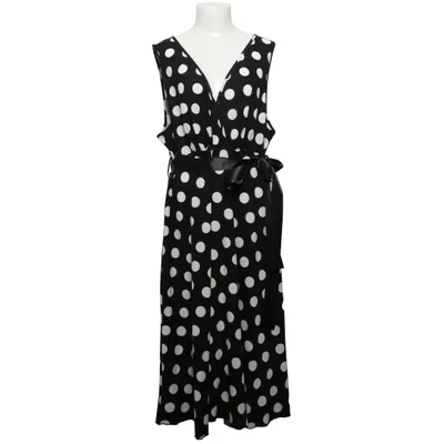 Dress (Black, White) from Shein Curve Polyester