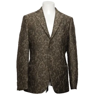 Kavaj (Brun, Guldfärgad) från Bertoni Elastan, Polyester