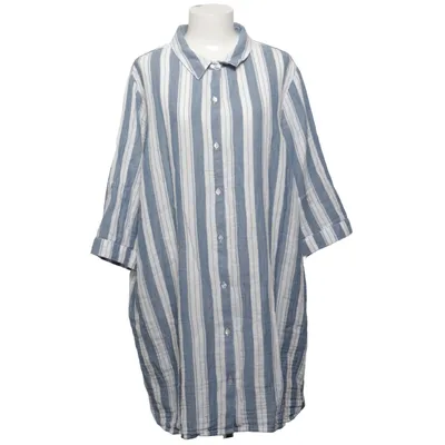 Short sleeve shirt (Blue, White) from Beacan Cove Cotton