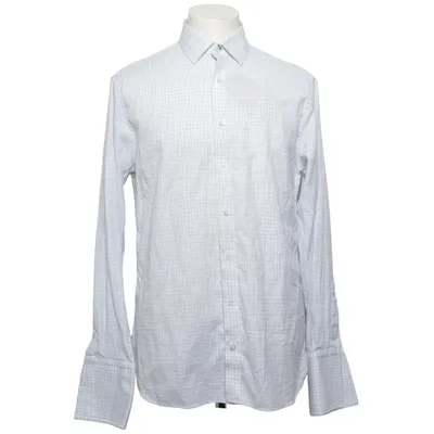 Shirt (Wit, Blauw) van Savile Row Company Katoen
