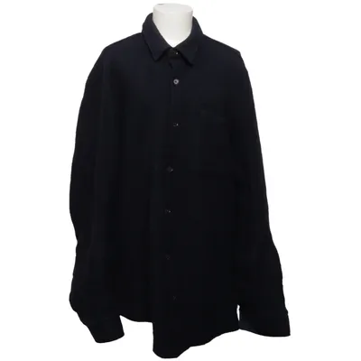 Overshirt (Blauw) van Dilling Organisch katoen, Wol