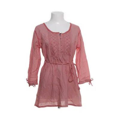 Dress (White, Red) from Ze-Ze Cotton
