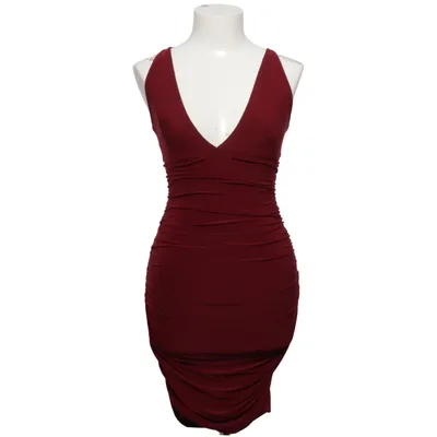 Cocktailkjole (Slinky Ruched Plunge Dress) fra NLY One Elastan, Polyester