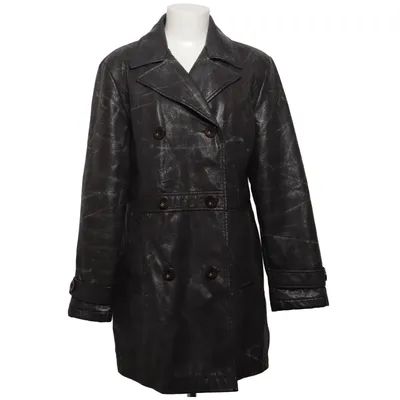Manteau (Gris) de PTA Acétate, Coton, Nylon, Polyester, Polyuréthane