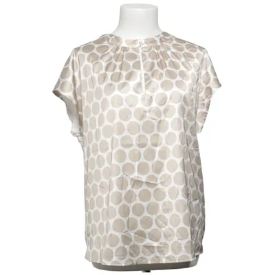 Top (Beige, Hvid) fra Cherry Paris Elastan, Polyester, Viscose