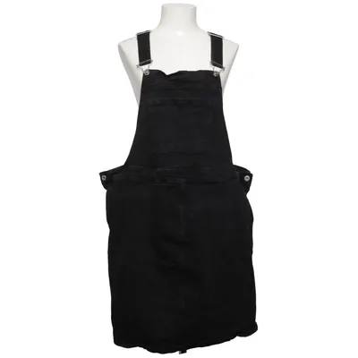 Dungaree dress (Black) from Next Cotton, Elastane