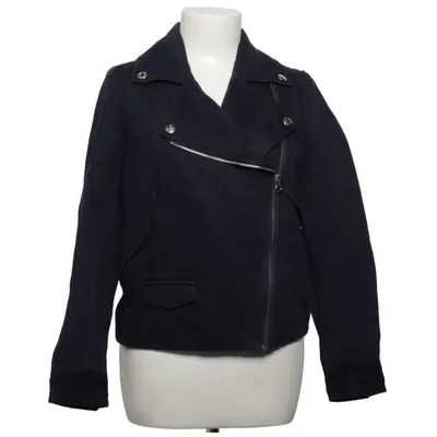 Bikerjakke (Blå) fra Filippa K Acetat, Viscose