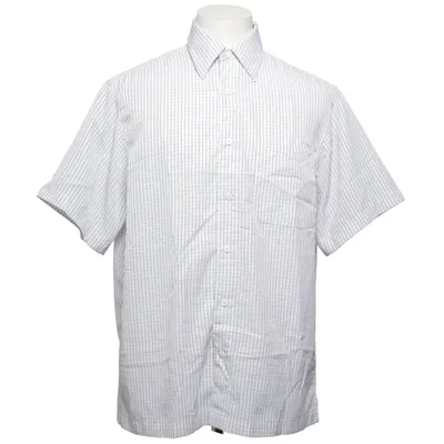 Chemise à manches courtes (Blanc, Multicolore) de Haggar Polyester