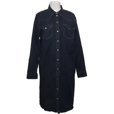Denim jurk (Blauw) van John Baner Katoen, Elastaan