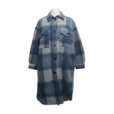 Overshirt (Blue) from Maison Cinqcent Polyester, Wool, Cotton