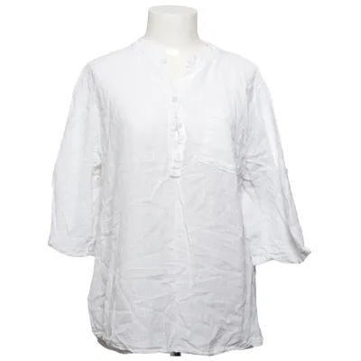 Blouse (White) from Pronto Moda Cotton, Linen