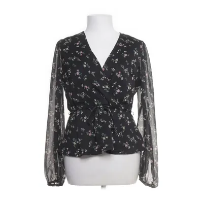 Peplumbluse (Sort, Flerfarvet) fra Bubbleroom Polyester