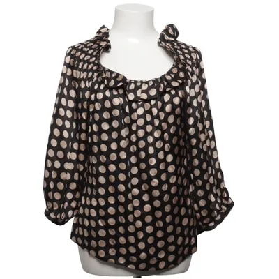 Blouse (Black, Beige) from Benedikte Utzon Silk