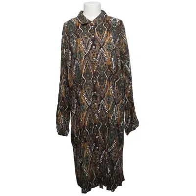 Robe (Marron, Vert, Jaune) de Zhenzi Viscose