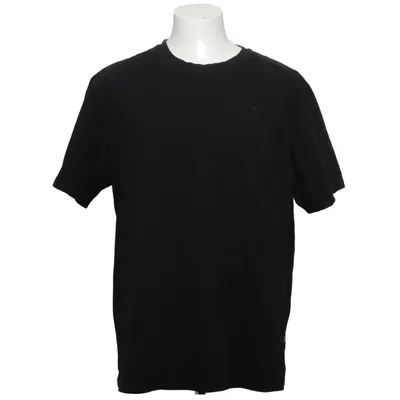 T-shirt (Zwart) van Bison Katoen
