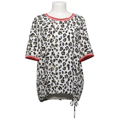 Top (White, Multicolored, Red) from Street One Elastane, Viscose