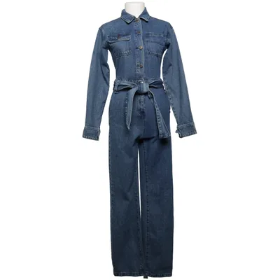 Jumpsuit (Blauw) van Boohoo Blue Katoen