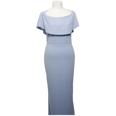 Robe longue (Frill Crepe Gown) de NLY Eve Élasthane, Polyester