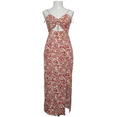 Maxi dress (Red, Beige) from Zara Polyamide, Viscose