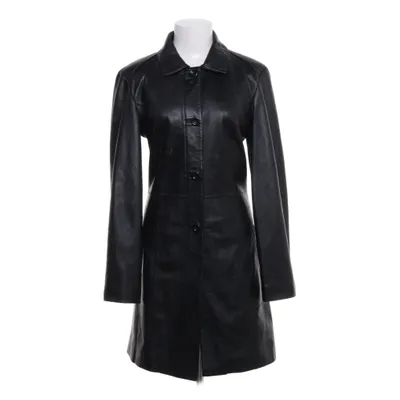 Læderfrakke (Sort) fra TCM Polyester, Læder