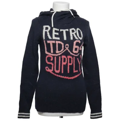 Huvtröja (Blå, Flerfärgad) från Retro Akryl, Nylon, Ull