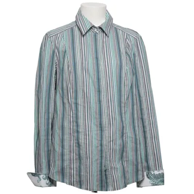 Skjorte (Blå, Hvid, Grøn) fra Bonita Bomuld, Elastan, Polyester