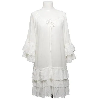 Jurk (Wit) van Rosebud Katoen, Viscose